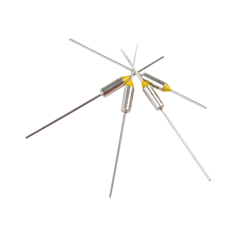 Disposable Thermal Fuse Isang beses na hindi mababawi na thermal fuse sa loob ng maliliit na kasangkapan sa sambahayan Disposable Thermal Fuse Isang beses na hindi mababawi na thermal fuse sa loob ng maliliit na kasangkapan sa sambahayan
